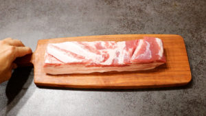 豚バラ肉500ｇを燻製