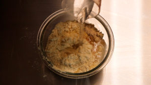 燻製強力粉でパンを作る